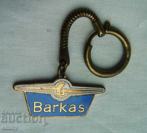 Ключодържател знак Баркас Barkas бус, кола, автомобил, ГДР