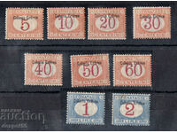 1932. Италия - Eritrea. Цифрови марки – Надпечатка. RR