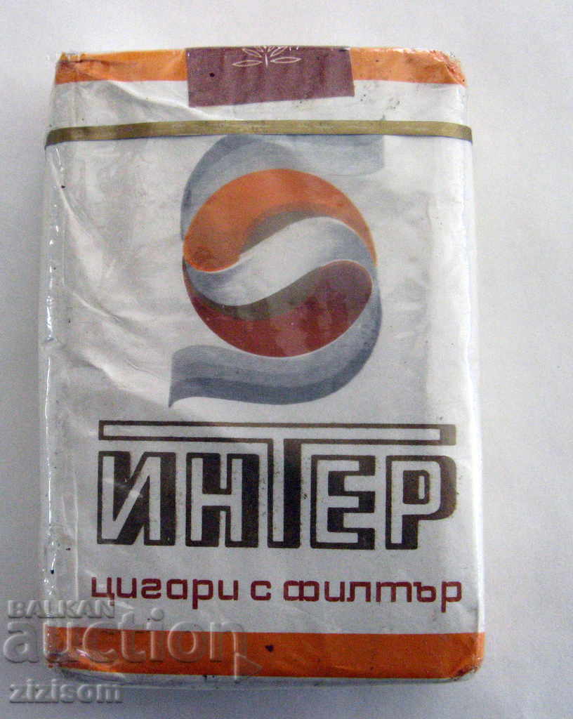 PACKAGE OF CIGARETTES INTER WITH FILTER BULGARTABAK is unopened