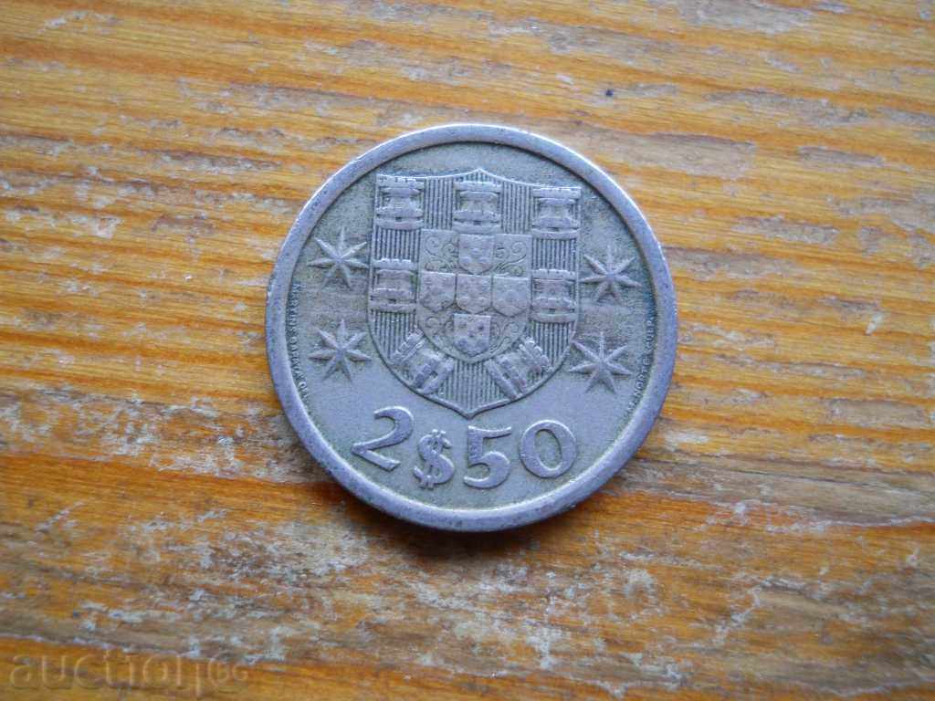 2,5 escudos 1967 - Portugalia