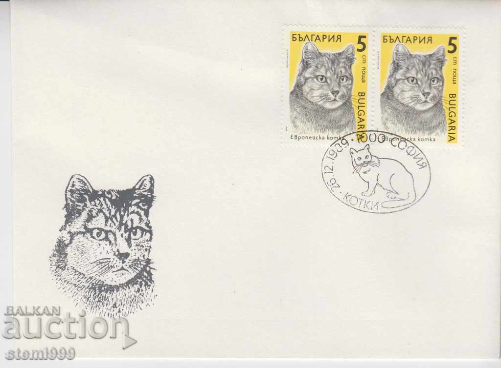 Пощенски плик котки