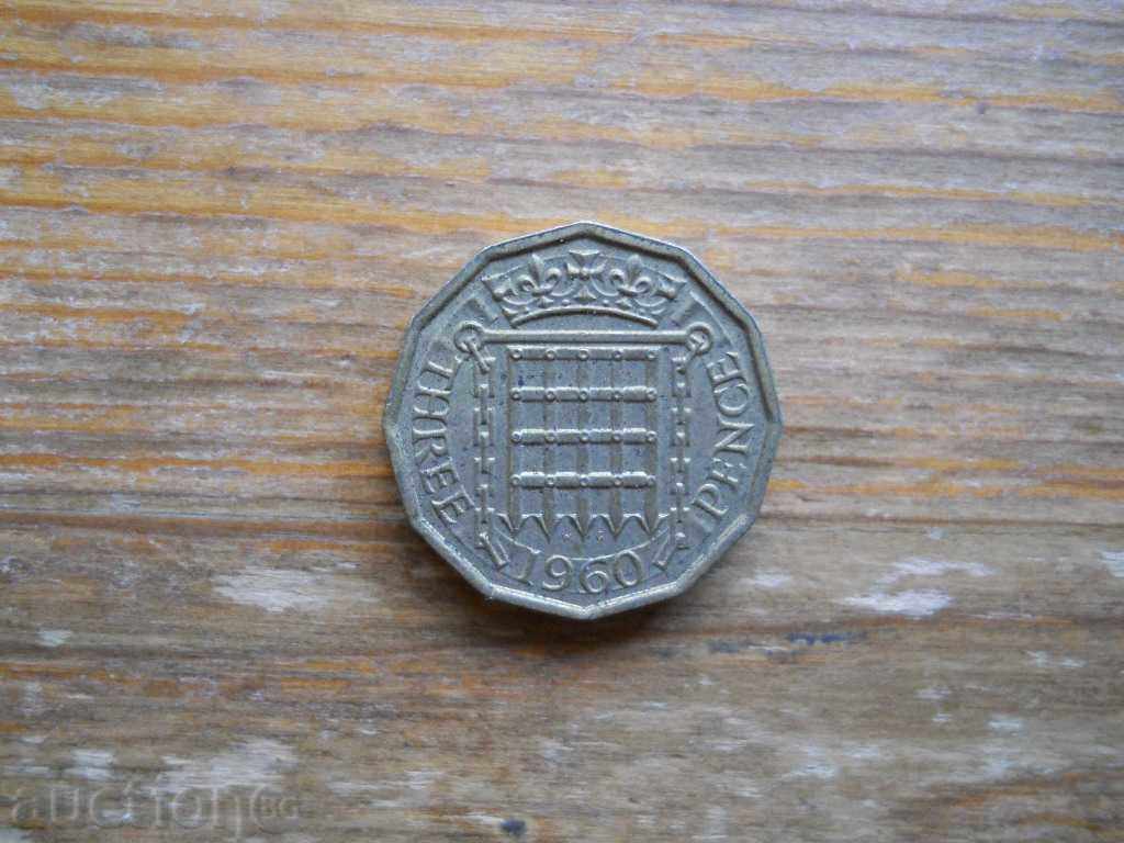3 pence 1960 - Great Britain