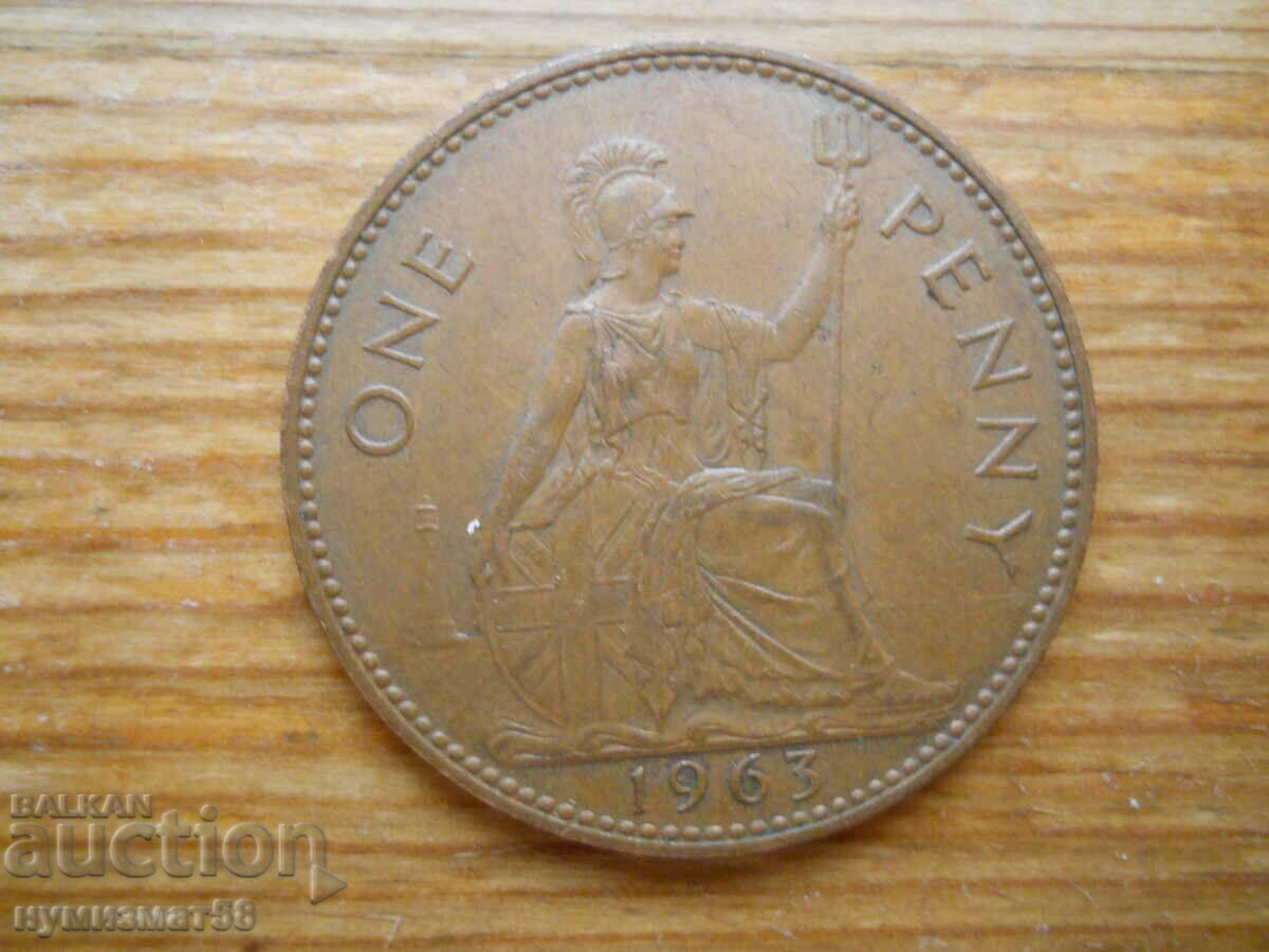 1 penny 1963 - Marea Britanie