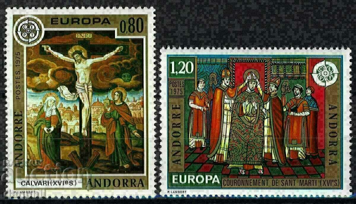 Andorra Fr. 1975 Europe CEPT (**) clean, unstamped