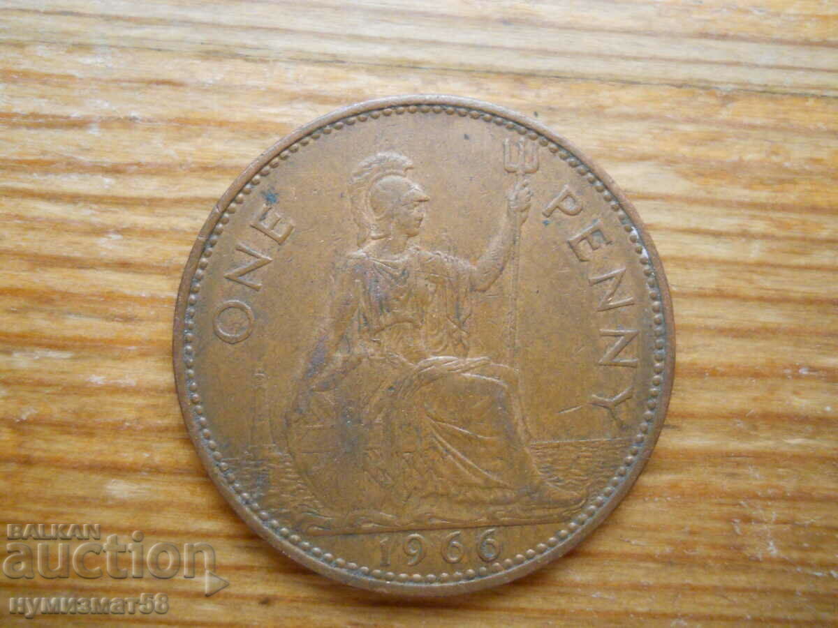 1 penny 1966 - Marea Britanie