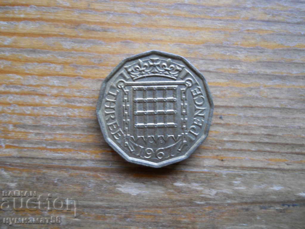 3 pence 1967 - Marea Britanie