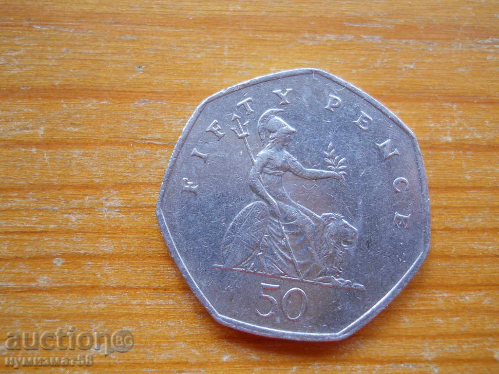 50 pence 2001 - Marea Britanie