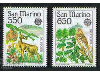 San Marino 1986 Europe SEPT (**), clean, unmarked