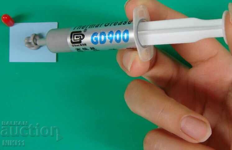 Auction Thermal paste GD900 thermal grease 3 g in a syringe Auction Thermal paste GD900 thermal grease 3 g in a syringe