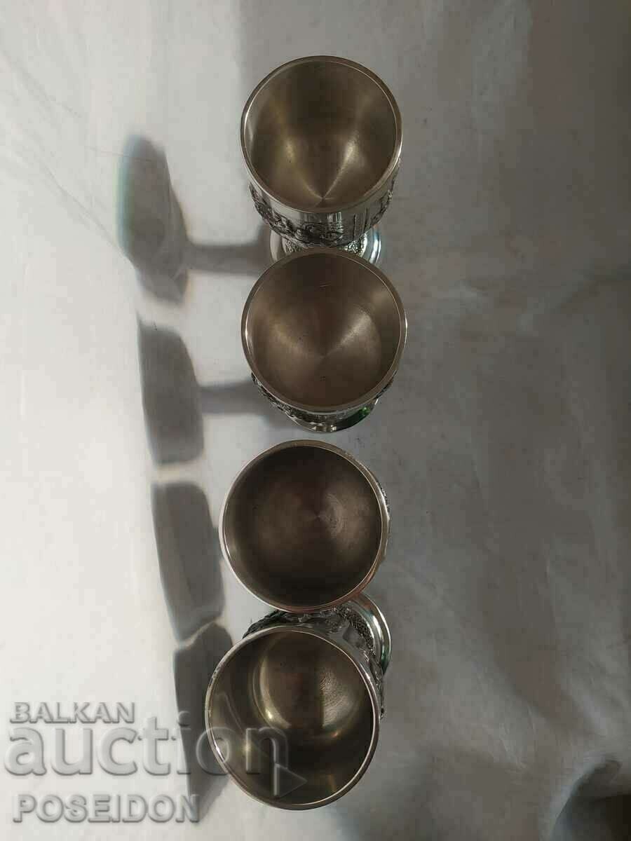 Four wine glasses - 5