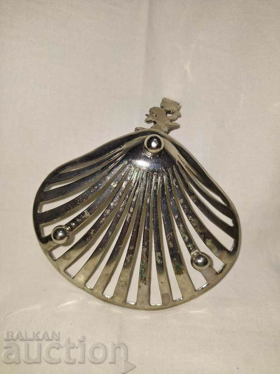 Antique silver plated soap dish - 5 Antique silver plated soap dish - 5