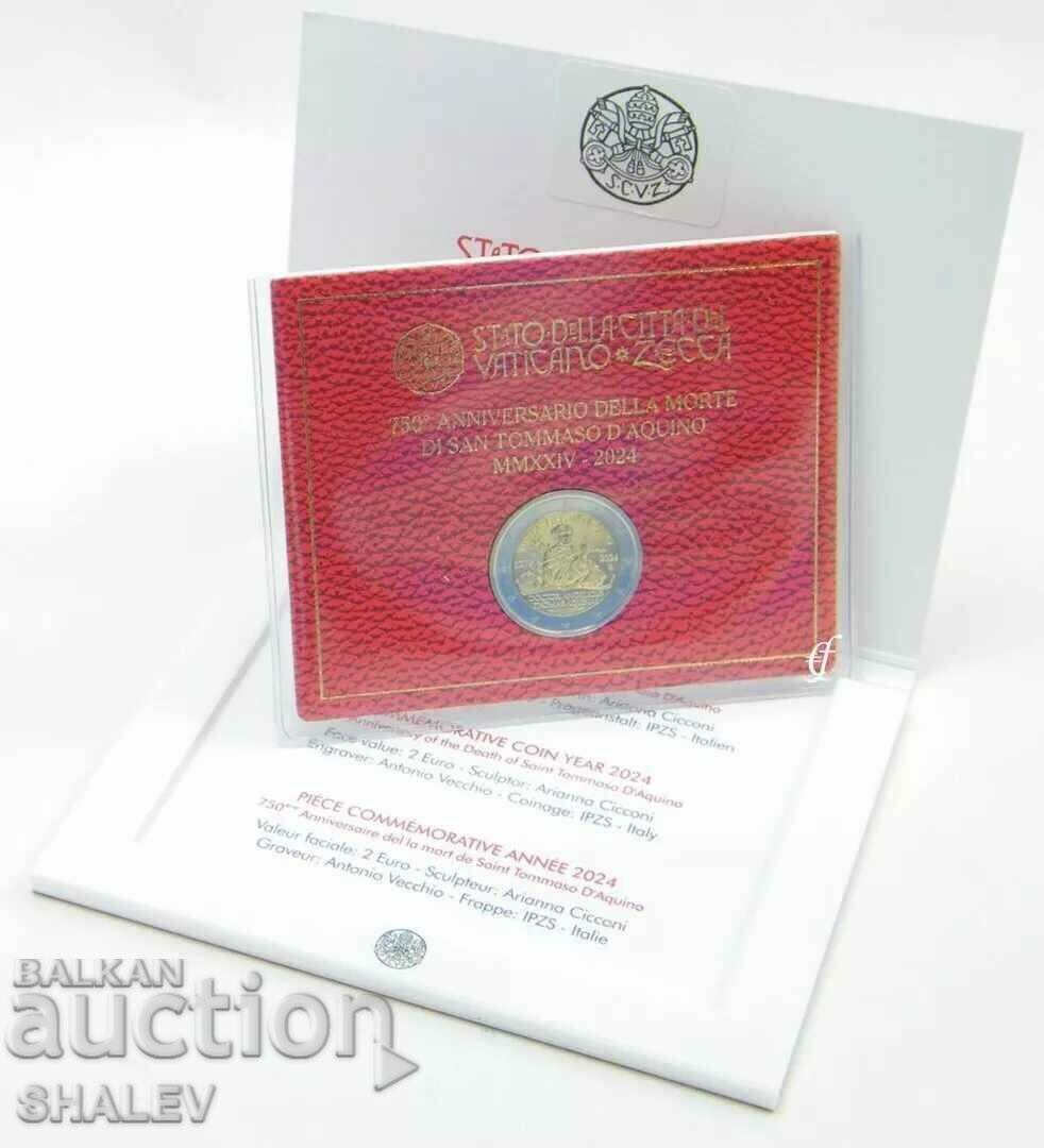 2 euro 2024 Vaticana "Tommaso d'Aquino"(1) Vatican (2 euro) - 6 2 euro 2024 Vaticana "Tommaso d'Aquino"(1) Vatican (2 euro) - 6