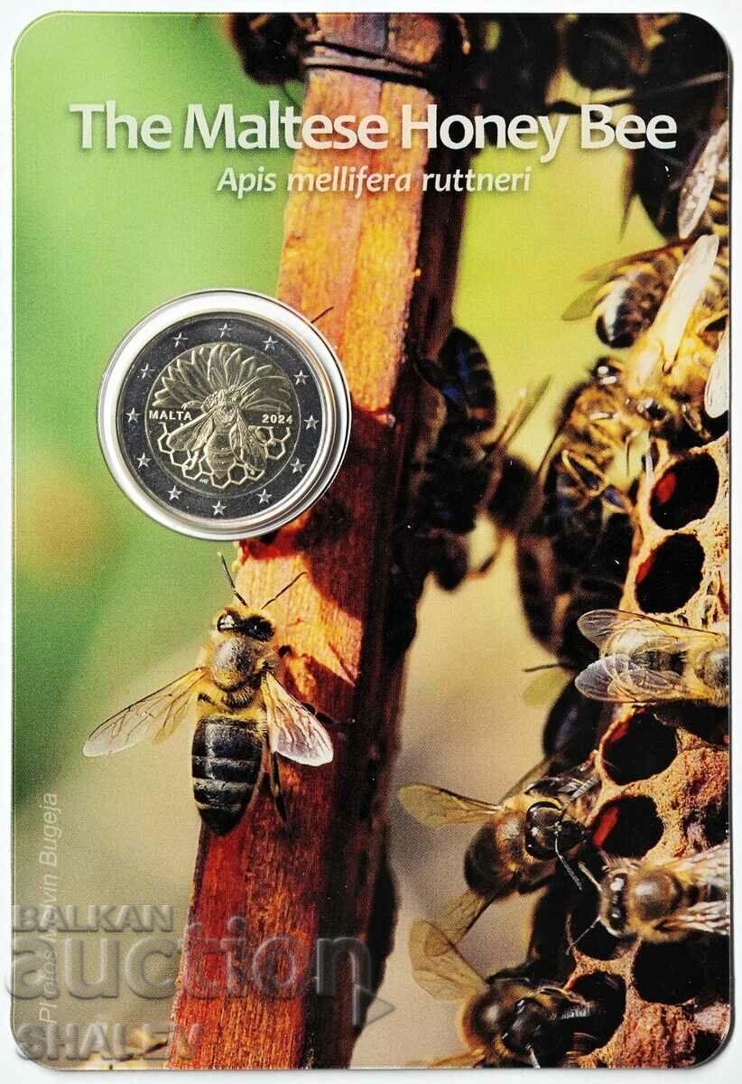 2 Euro 2024 Malta "Honey Bee" /Malta/ (2) - Unc (2 ευρώ)