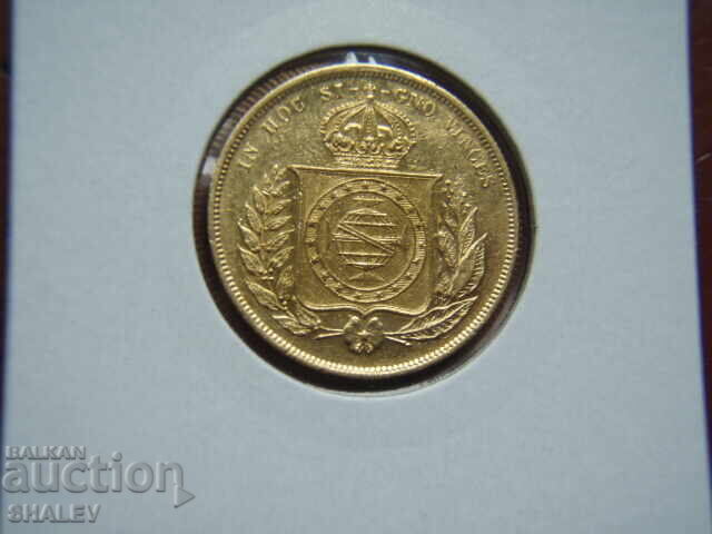 10000 Reis 1884 Βραζιλία (Braziliya) - XF/AU (χρυσός) με τιμή € 1419.89 | 2777.07 BGN