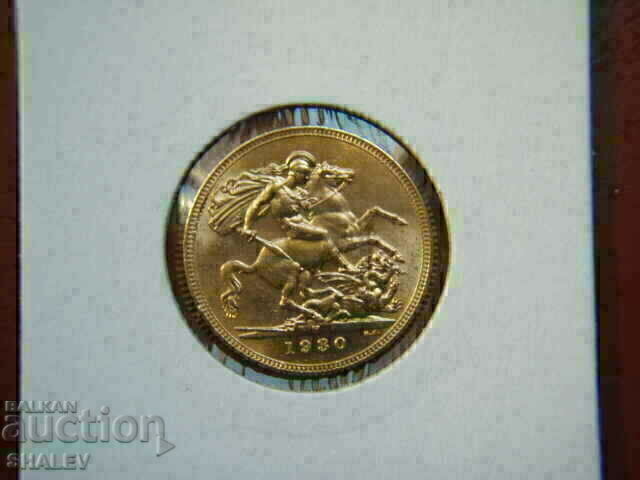 Auction 1 Sovereign 1930 M Australia - AU/Unc (gold) Auction 1 Sovereign 1930 M Australia - AU/Unc (gold)