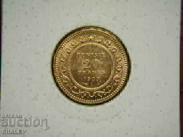 Auction 20 Francs 1903 Tunisia - AU/Unc (gold) Auction 20 Francs 1903 Tunisia - AU/Unc (gold)