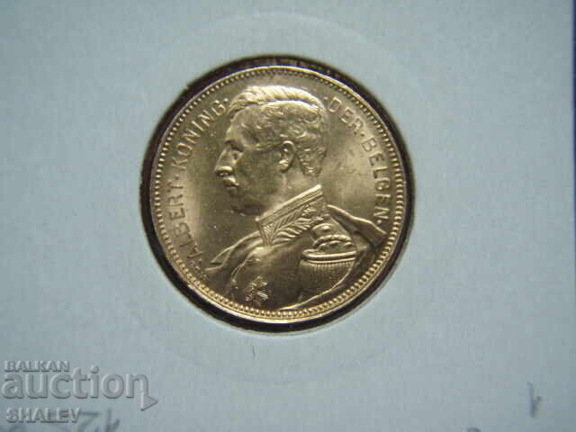 20 franci 1914 Belgia (20 franci Belgia) /3/ - AU (aur) - 5 20 franci 1914 Belgia (20 franci Belgia) /3/ - AU (aur) - 5