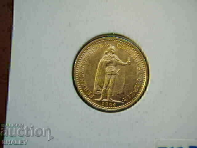10 Korona 1904 Ungaria - AU (aur) - 7