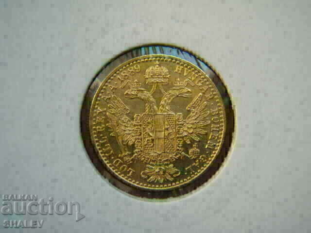 Livrarea 1 Ducat 1889 Austria (1 dukat 1889 Avstriya) - AU+ (aur)