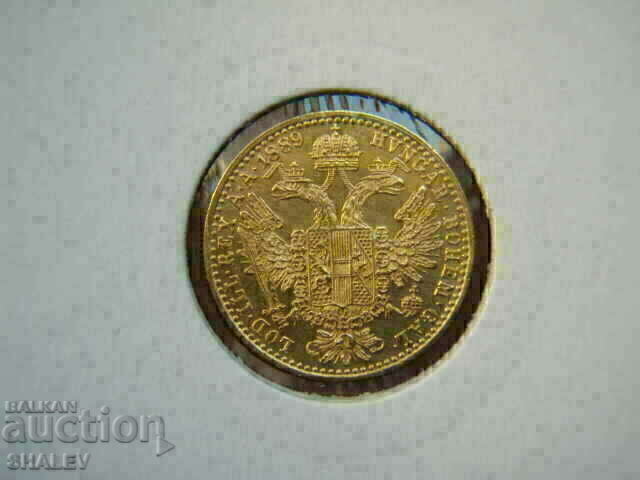 1 Ducat 1889 Austria (1 dukat 1889 Avstriya) - AU+ (aur)