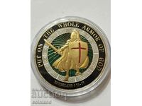 Gold Plated Coin Medal Plaque - REPLICA