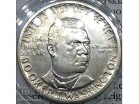 1/2 Dollar 1946 USA USA Booker T. Washington Silver UNC Cap.