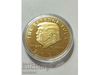 Gold Plated Coin Medal Plaque - REPLICA