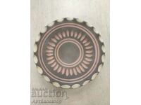 Farfurie ceramică Petar Gigov din satul Busintsi / Businska 1967