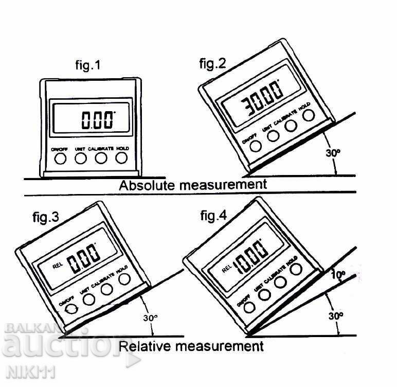 Delivery of Electronic magnetic level digital level with magnet + Battery
