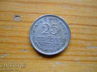 25 cents 1975 - Sri Lanka