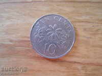 10 цента 1990 г  - Сингапур
