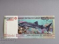 Bancnota - Djibouti - 40 franci (aniversare) UNC | 2017