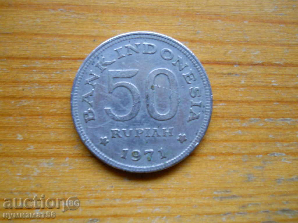 50 de rupii 1971 - Indonezia