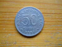 50 de rupii 1971 - Indonezia