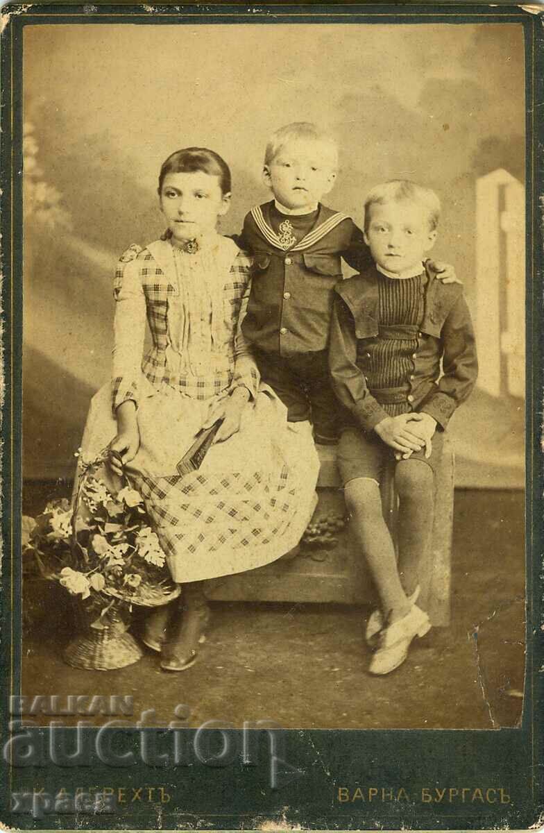 ΠΑΛΙΑ ΦΩΤΟΓΡΑΦΙΑ - ΧΑΡΤΟ - Κ. ΑΛΜΠΡΕΧΤ - ΒΑΡΝΑ - 2841