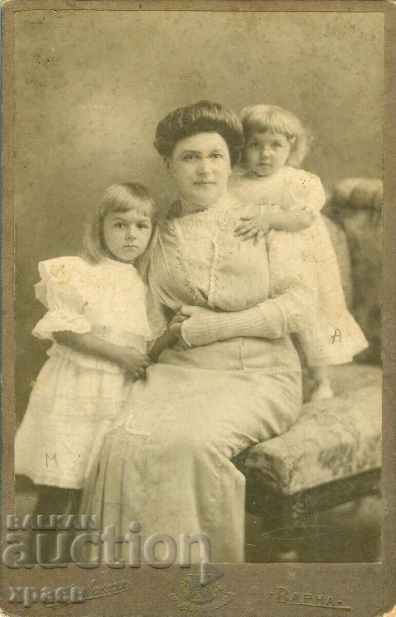 OLD PHOTO - CARDBOARD - O. MARCOLESKO - VARNA - 2842