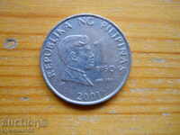 1 песо 2001 г  - Филипини