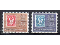 1972. Norway. 100 years of the first postage stamps + Block.