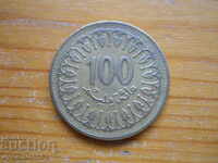 100 millimas 1983 - Tunisia