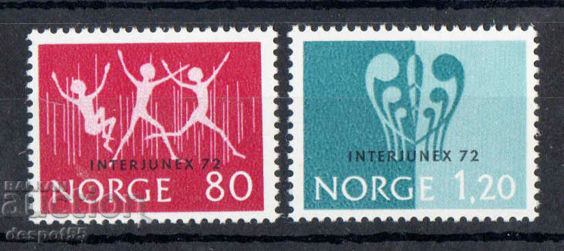 1972. Norway. Superintendent INTERJUNEX 72 - philatelic exhibition.
