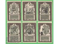 (¯`'•.¸NOTGELD (city. Recklinghausen) 1921 UNC -6 pcs. banknotes