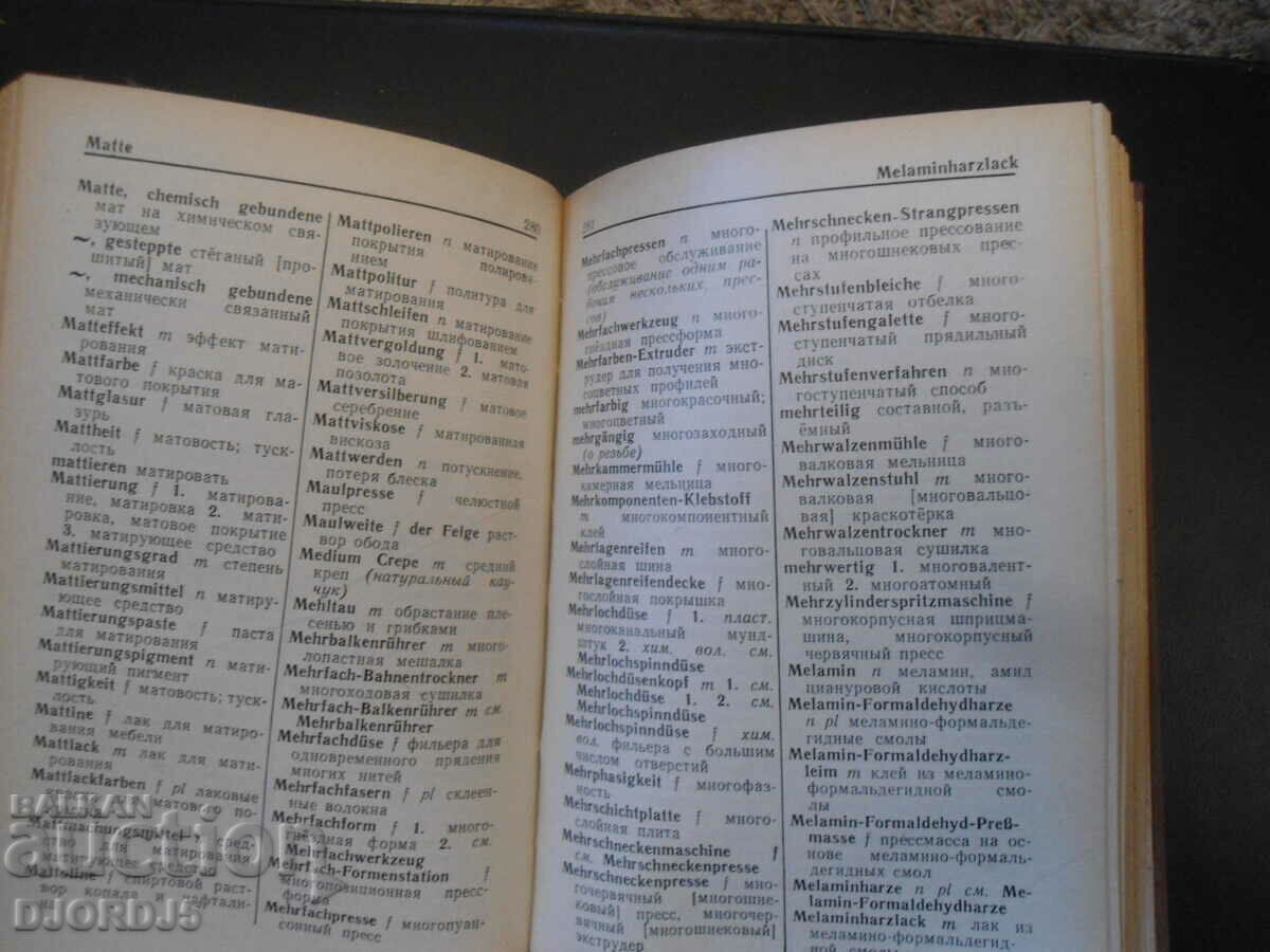 Licitație Dicționar german-rus