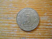 5 francs 1977 - Central Africa