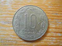 10 φράγκα 1983 - Κεντρική Αφρική