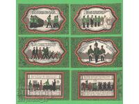 (¯`'•.¸NOTGELD (orașul Wildeshausen) 1921 UNC -4 buc. bancnote ¯)