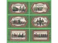 (¯`'•.¸NOTGELD (гр. Wildeshausen) 1921 UNC -6 бр.банкноти ¯)
