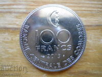 100 франка 2013 г  - Коморски о-ви