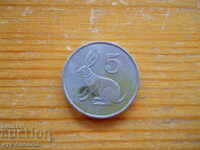 5 cenți 1982 - Zimbabwe
