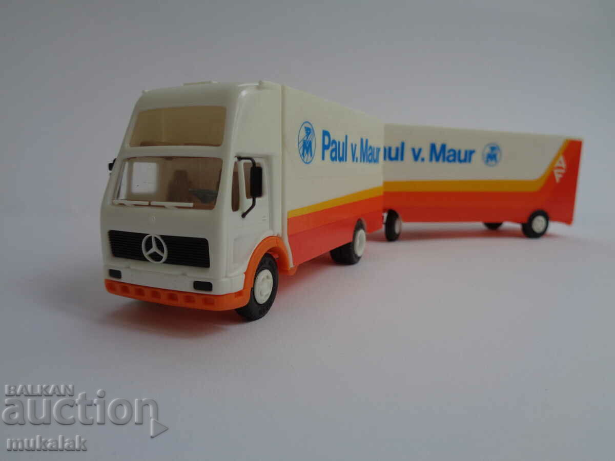 HERPA HO 1/87 CAMION REMORCĂ JUCĂRIE MODEL MERCEDES cu preț 10.00 BGN | € 5.11 HERPA HO 1/87 CAMION REMORCĂ JUCĂRIE MODEL MERCEDES cu preț 10.00 BGN | € 5.11