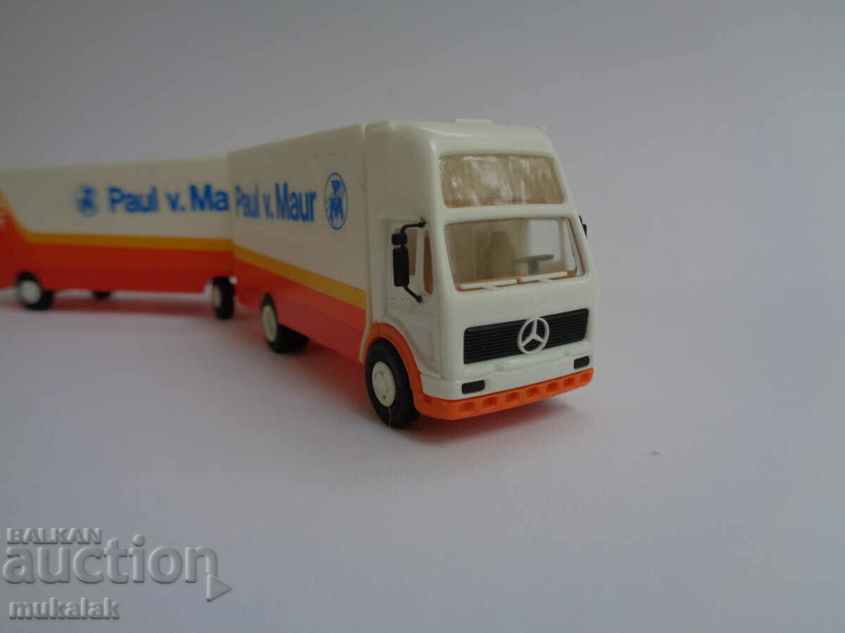 Licitație HERPA HO 1/87 CAMION REMORCĂ JUCĂRIE MODEL MERCEDES Licitație HERPA HO 1/87 CAMION REMORCĂ JUCĂRIE MODEL MERCEDES